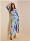 Everbelle Patchwork Floral Coord Side Split Midaxi Skirt 6