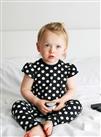 FRED & NOAH Polka Dot Frill Sleeve Playsuit - 6-12 Month
