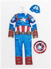 Marvel Captain America Costume 3-4 Years