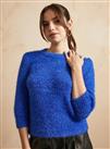 EVERBELLE Blue Tinsel Knitted Jumper 8