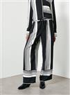 For All The Love Stripe Printed Co-ord Wide Leg Trousers 14