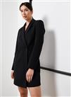 For All The Love Black Tailored Blazer Dress 8