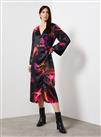 For All The Love Printed Kimono Wrap Midaxi Dress 10