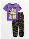 Pokemon Purple Short Sleeve Pyjama Set 7-8 years