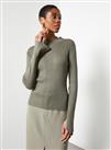 For All the Love Khaki Fine Knit Top 10