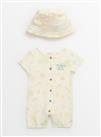 The Snail And The Whale Romper & Hat Set 3-6 months