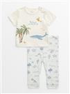 The Snail And The Whale Cream Pyjamas 18-24 months