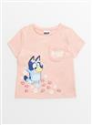 Bluey Character Print Pink T-Shirt 4-5 years