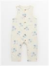 Disney Mickey Mouse Cream & Blue Romper Up to 3 mths