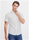 CASUAL FRIDAY White Linen Short Sleeve Shirt S