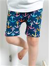 FRED & NOAH Multi Coloured Anchor Shorts 8-9 Years