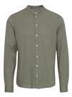 CASUAL FRIDAY CFANTON Pale Green Linen Long Sleeve Shirt M