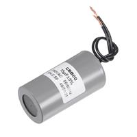 sourcing map Run Capacitor AC Wires CBB60 15uF 250V 2 50/60Hz 73x38mm