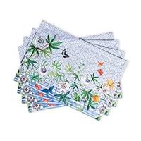 Maison d' Hermine Placemats Cotton Set of Dinner 100% 4 (33cm x 48cm)