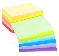 Agoer Sticky mm Sticky Sheets Large Notes,76 x 127 Pads,1000 Notes,10