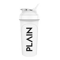 PLAIN - Shaker | Protein Shaker with Pressure Cap, White 700 ml