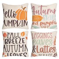 Snylcce Autumn Decor Cushion Covers Inch Autumn Throw 18x18 45x45cm