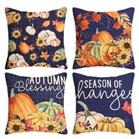 Snylcce Autumn Decor Cushion Covers Inch Autumn Throw 18x18 45x45cm