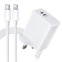 iPhone Fast Charger, USB C Plug with iPhone 20W 1M, 15/14/ 13/12/ 11