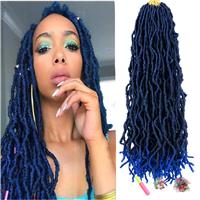 New Locs Crochet Hair Inch ShowJarlly Packs Faux 24 7 Faux Extend 4#