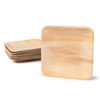 BIOZOYG Palmware Disposable palm leaf plate, DTW05369 25 15x15 cm,