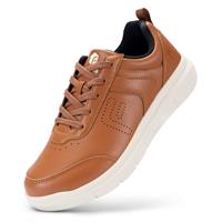 FitVille Mens Wide Fit Smart Casual Shoes Oxfords Walking 8 X-Wide