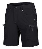 EKLENTSON Men's Shorts Lightweight Outdoor Cargo Shorts Quick Black