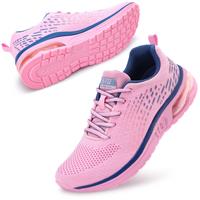 STQ Ladies Trainers Womens Running Shoes Comfortable Walking Pink UK4