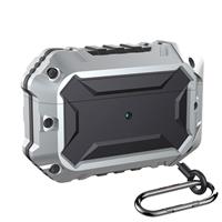 WEFOR Rugged AirPods Pro Case Cover, Shockproof Metal Hard-shell