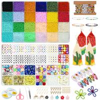 IWTTWY Pcs Seed Beads for 28000 Glass Making 24 2mm Small Making