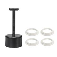 sourcing map Socket Ring Removal Tool T Type E26/E27 Medium White 5