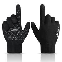DOKATO Winter Warm Touchscreen Gloves for Women Men Texting (Black,