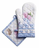 Maison d' Hermine Easter Oven Mitt (19cm x 33cm) (20cm x 20cm) 100%