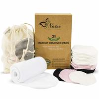 Reusable Make up Remover Pads | Bamboo Reusable Cotton Pads with 21