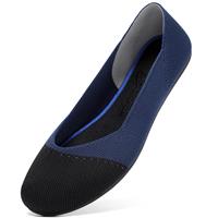 Bacia Womens Ballet Flats Casual Dreesy Shoes Comfortable Blue 5