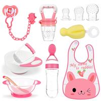 Bimirth Baby Weaning Set Pieces, Baby Feeding Set with a Dummy, 12