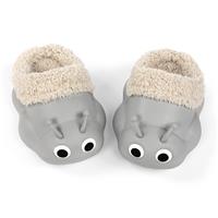LACOFIA Toddler Boys Girls Winter Slippers Fur Lined Clogs 12/12.5