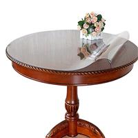 Ever Fairy Round Clear PVC Tablecover (Dia.100cm, Thick 2mm)