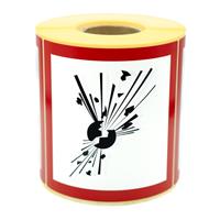 MD Labels GHS Symbols Hazardous Goods Labels Pack of (GHS Fire 500 02