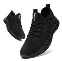 Linenghs Mens Running Trainers Gym Shoes Casual Breathable Tennis