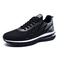 M MAGPER Mens Trainers Air Running Shoes Athletic Walking Black 9.5