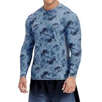 HUGE SPORTS Men's Long Sleeve Quick-Dry T-Shirt Shirts Men(Navy,XL)