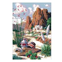cukol cukol Mountain Landscape Cross Stitch Kits, Easy Counted 11ct 11