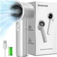 NinetinGel Portable Handheld Fan with 100-Speed Fan,5000mAh