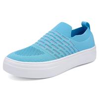 Wryweir Women's Lightweight Fashion Casual Walking Shoes,6.5 Blue