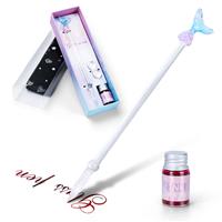 AOKUY Handmade crystal pen, dip pen set, get creative glass