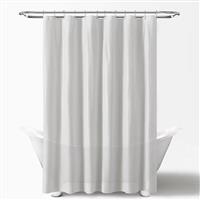 OLIYA Shower Curtain Weighted Bath Curtain Mould 180 x 180cm 3D 12