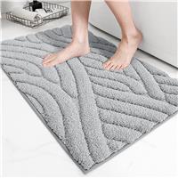 COLOR&GEOMETRY Absorbent Bath Mat Non-slip Bathroom Mat, 40x60cm,