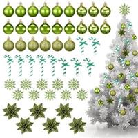 Harrycle Pcs Christmas Tree Decorations Christmas 50 Green Small Xmas