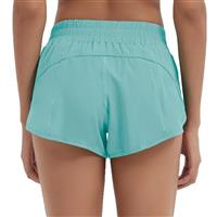 Husnainna Women's Athletic Shorts High 2.5 H021-Light Blue-A4XS